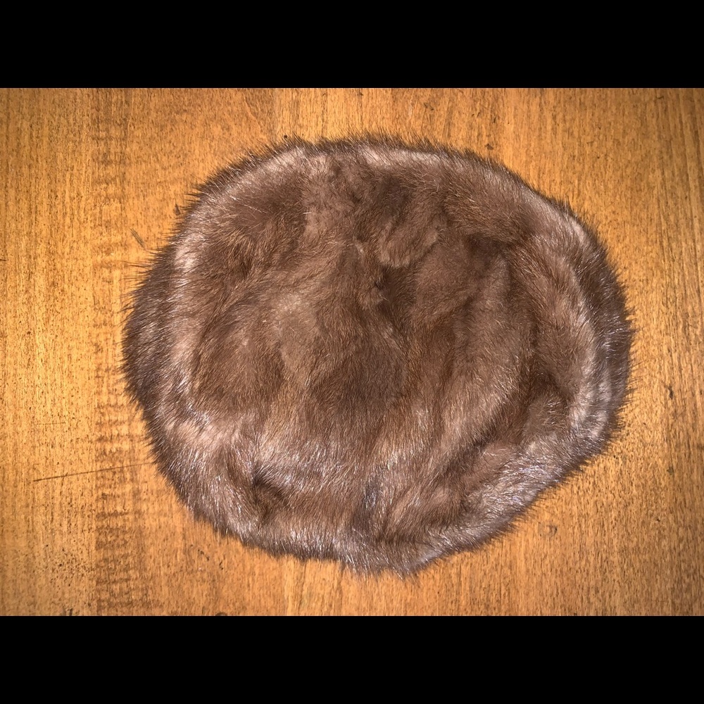 Vintage Designed by Lora Mink Fur Hat